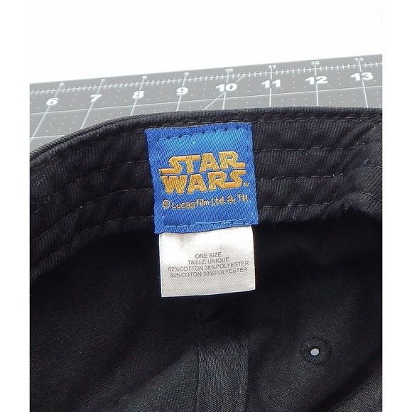 Star Wars Darth Vader Black Snapback Hat Cap Adjustable Lucasfilm LTD One Size - Picture 7 of 11